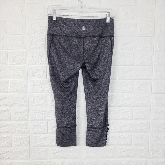 11: ATHLETA Mind Over Mat Capri Leggings | Charcoal | Size- S - Picture 6 of 13